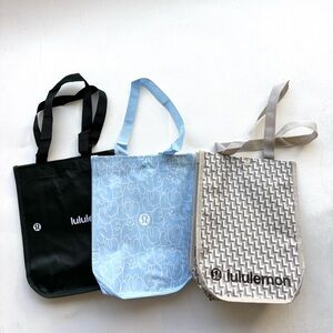 Lululemon small carrier bag bundle of three